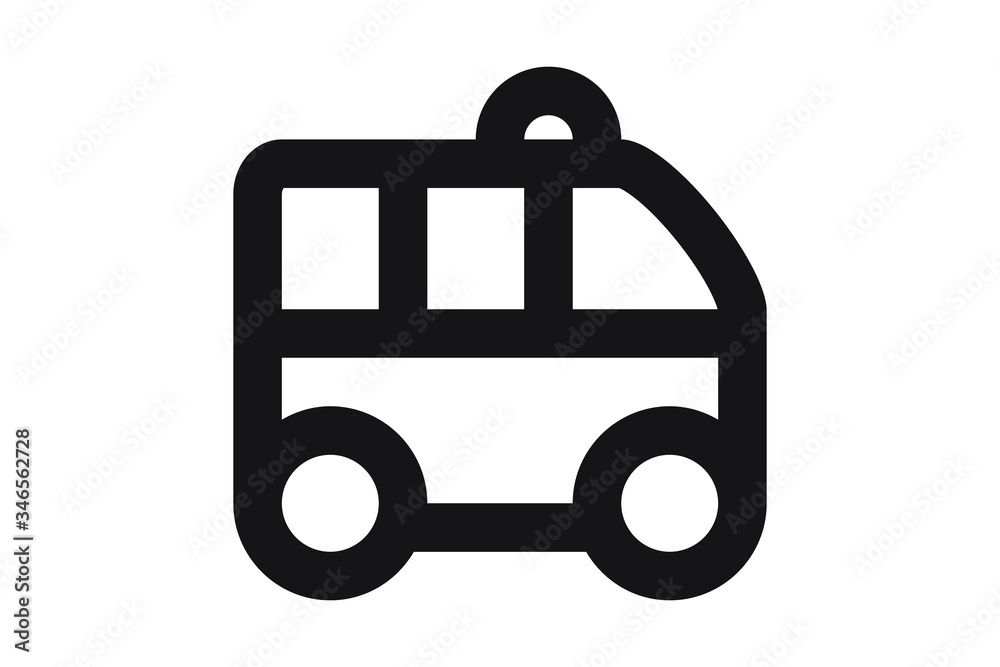 Bus shuttle vector icon design on white background Perfect for traffic signs Bus shuttle vector icon design on white background Perfect for traffic signs