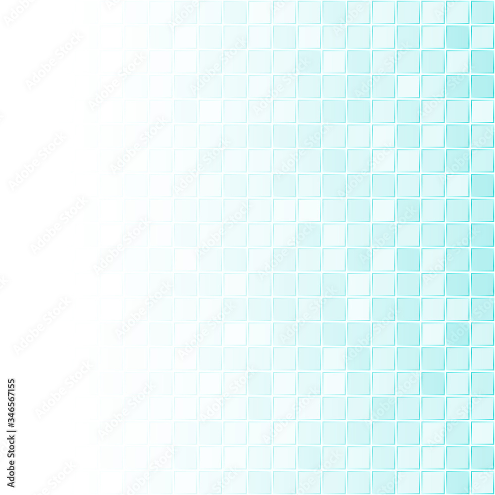Abstract background of small squares in light blue colors with horizontal gradient Abstract background of small squares in light blue colors with horizontal gradient