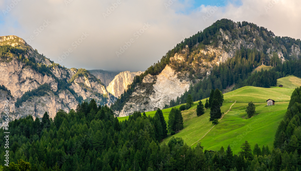 Valley of Tiersertal, South Tyrol, Alto Adige, Dolomites,northern Italy, Europe