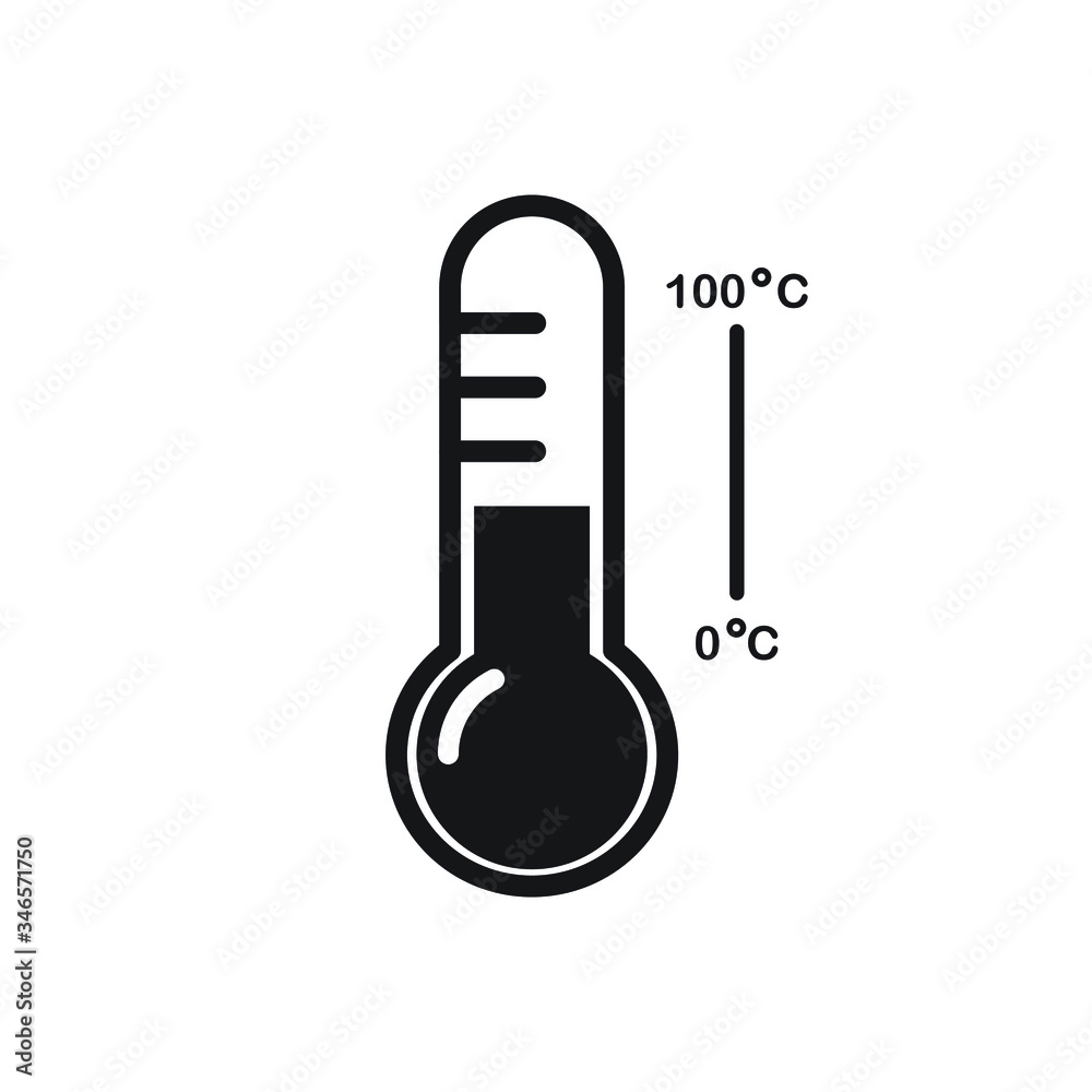 thermometer flat icon vector logo design trendy thermometer flat icon vector logo design trendy