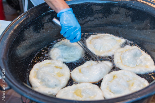 Homemade traditional hungarian dish named 