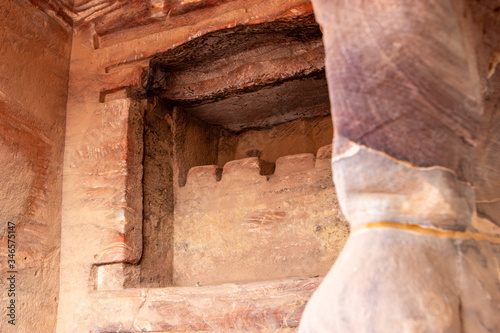 Inside the Urn Tomb, Royal Tombs of Petra, Jordan