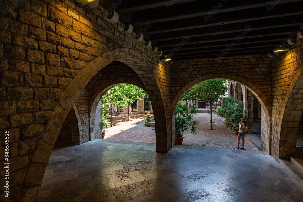 Frederic Mares museum in Gothic quarter, Catalonia, Spain