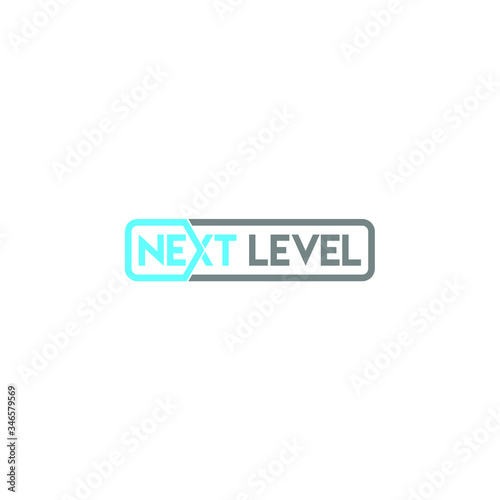 next level letter original monogram logo design