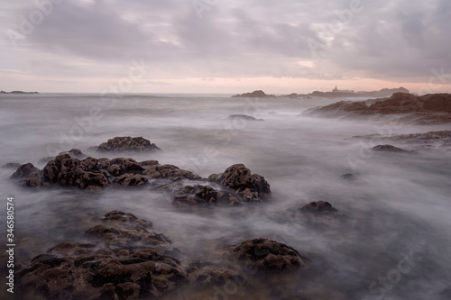 Rocky beach long exposure © Zacarias da Mata