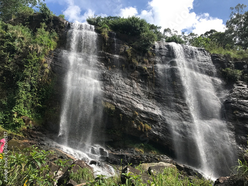 waterfall in Sri Lanka 