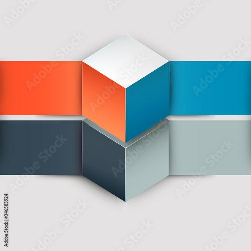 Modern infographic design. Business and finance concept. Vector illustration