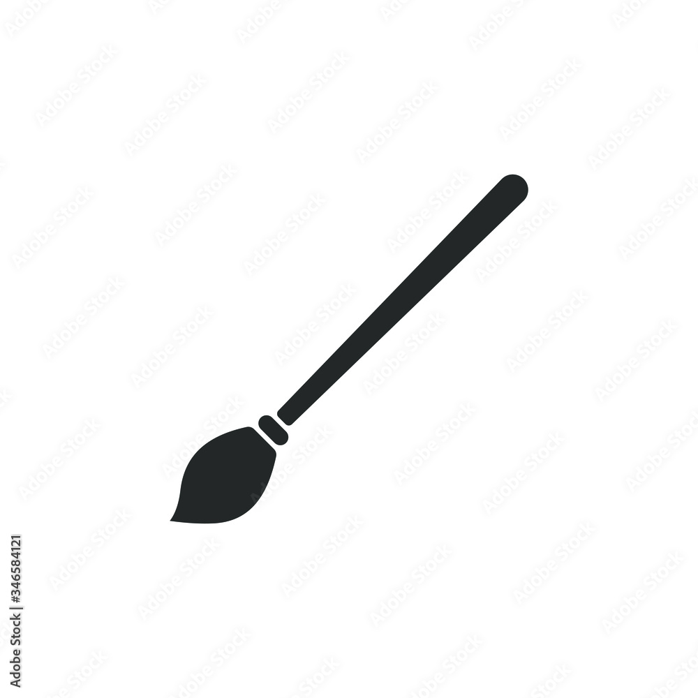 Brush icon, paintbrush icon vector illustration Brush icon, paintbrush icon vector illustration