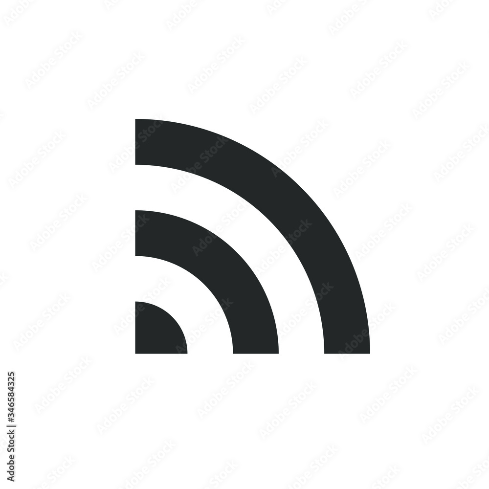 Simple icon of a signal vector illustration Simple icon of a signal vector illustration