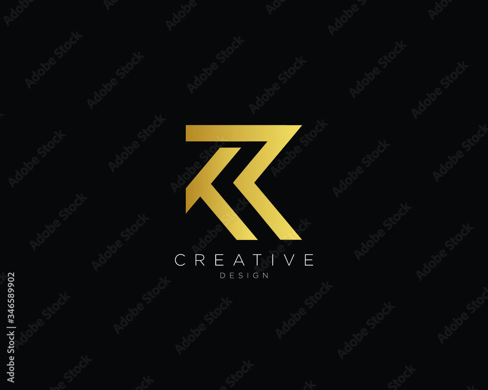 Alphabet letter KR Logo Design Icon
Alphabet letter KR Logo Design Icon