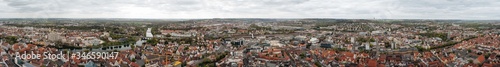 Fototapeta Naklejka Na Ścianę i Meble -  Panorama der Stadt Ulm - Blick vom Ulmer Münster