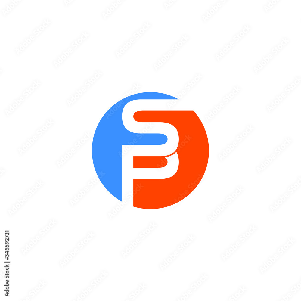 sp letter original monogram logo design sp letter original monogram logo design