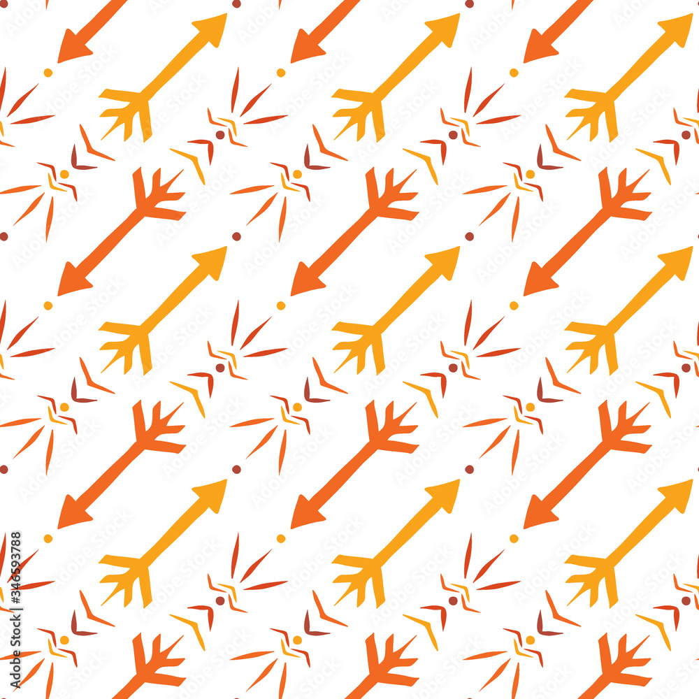 Seamless pattern with arrows Seamless pattern with arrows