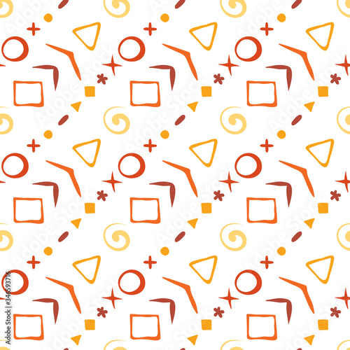 Seamless pattern with arrows
