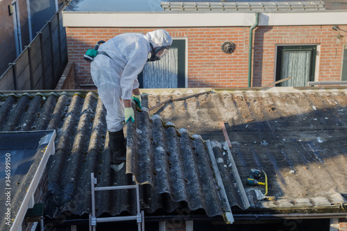 Professional asbestos removal.