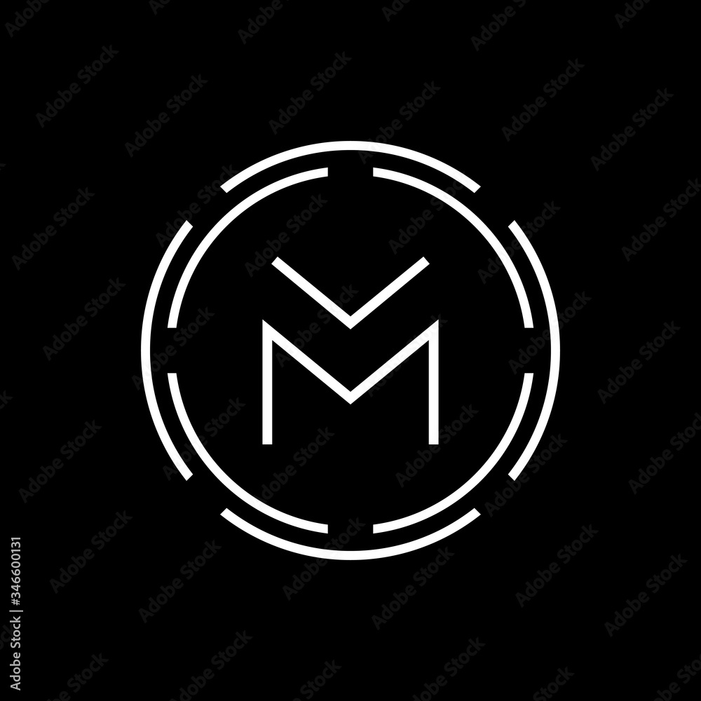 Initial Letter M Logo With Luxury Business Typography Vector Template. Creative Abstract Letter M Logo Design Initial Letter M Logo With Luxury Business Typography Vector Template. Creative Abstract Letter M Logo Design
