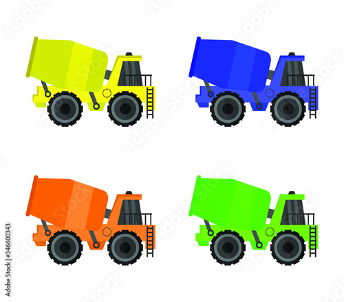concrete mixer icon