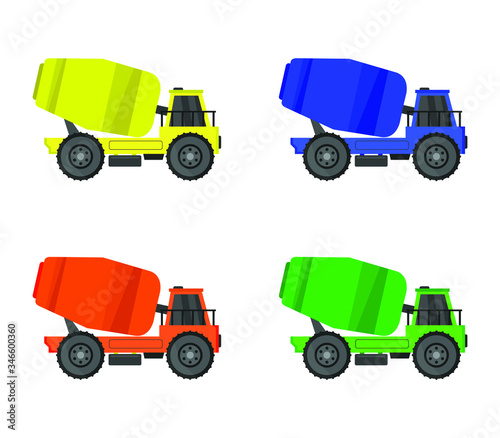concrete mixer icon