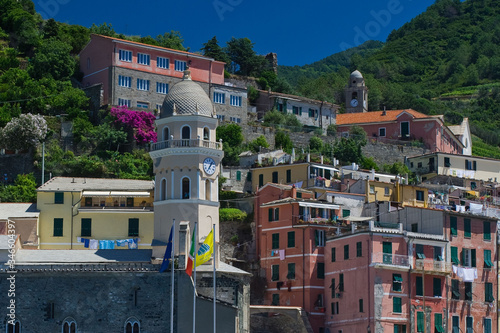 Obraz na płótnie Vernazza - Cinque Terre, Liguria, Włochy w salonie