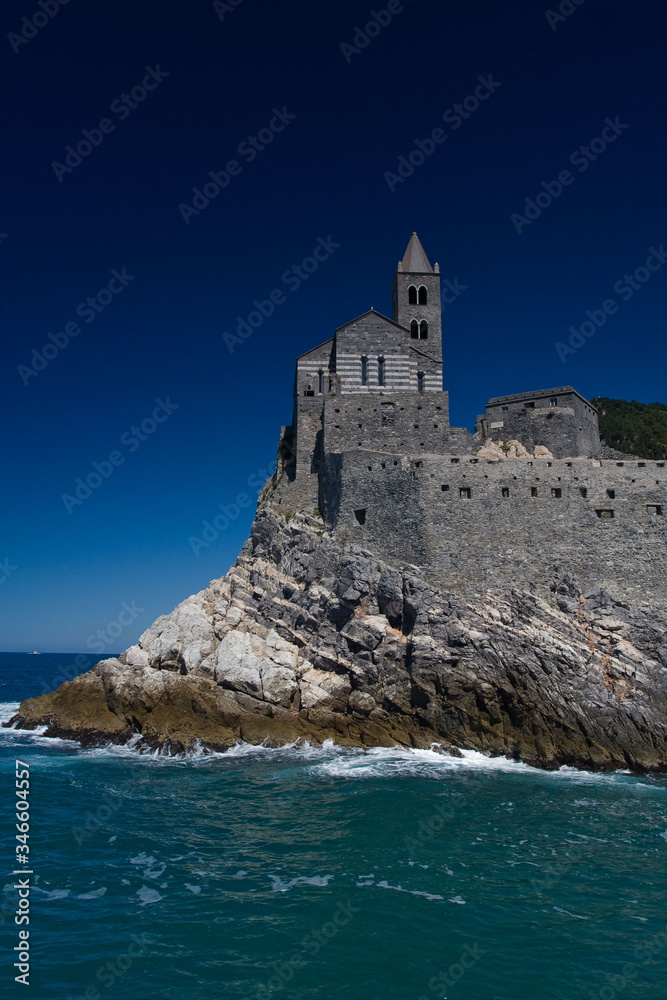 Kościół świętego Piotra - Portovenere, Liguria, Włochy