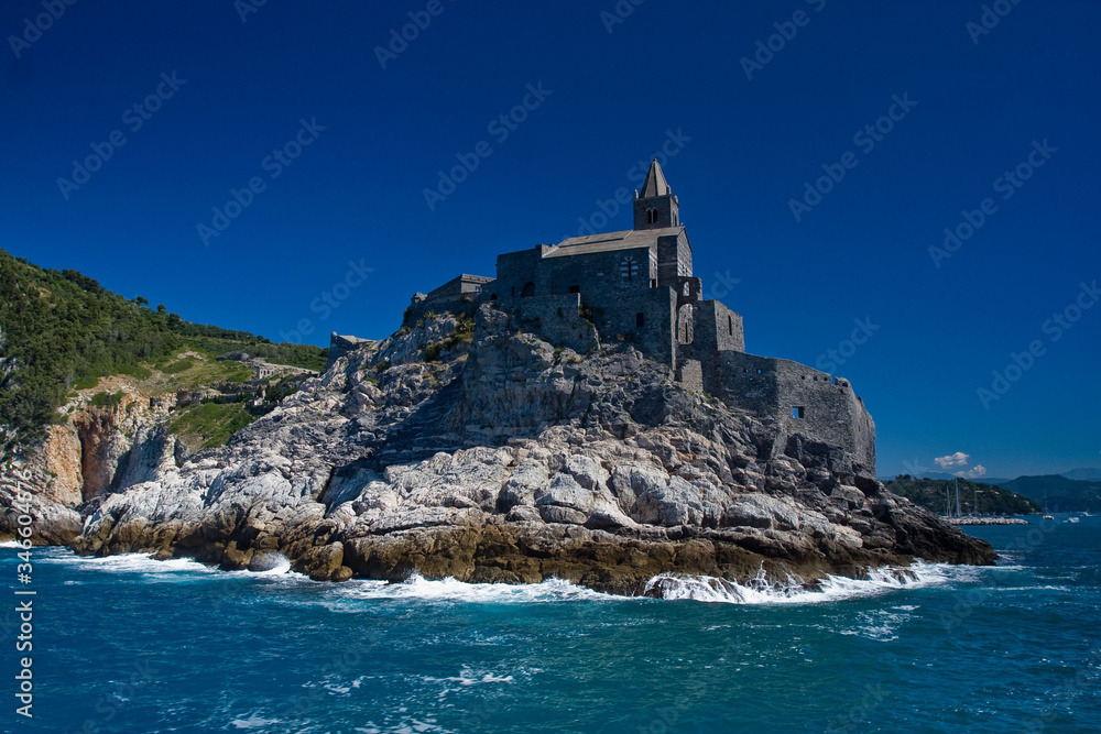 Kościół świętego Piotra - Portovenere, Liguria, Włochy