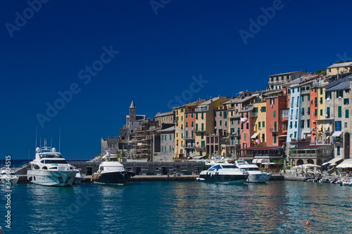 Obraz na płótnie Portovenere - Cinque Terre, Liguria, Włochy w salonie