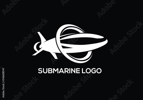 Submarine icon symbol or logo in modern  style