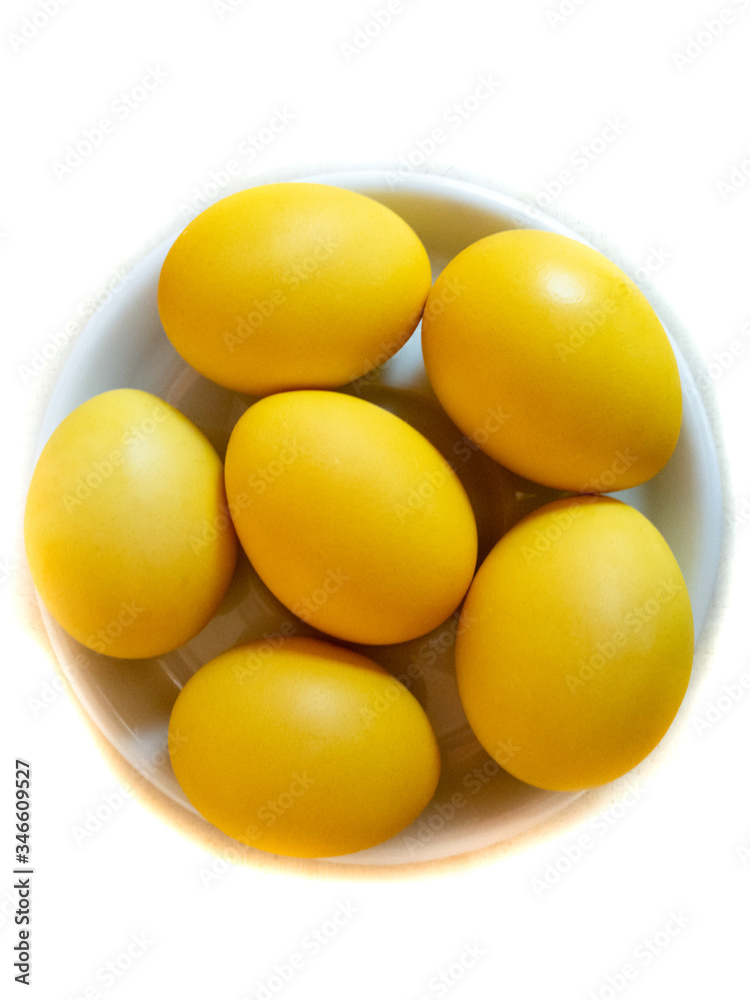 Plate and colored eggs isolated on white background. Set of plate and easter eggs. Easter eggs. Easter background. Plate and colored eggs isolated on white background. Set of plate and easter eggs. Easter eggs. Easter background.