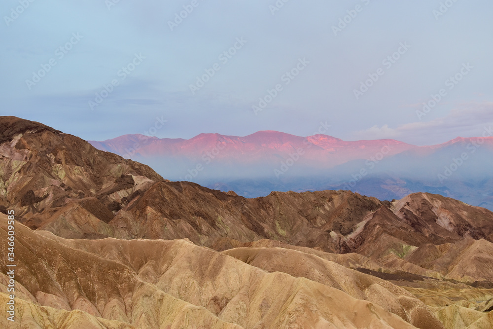 Desert Mountain Landscape in the Morning
