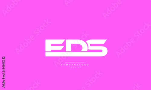 EDS Letter Logo Alphabet Design Icon Vector Symbol photo