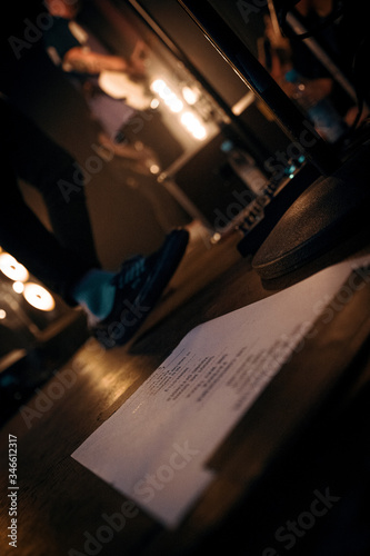 setlist on stage