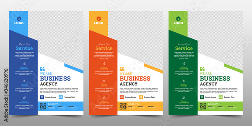 Creative abstract business flyer vector template design. Brochure design, cover modern layout, annual report, poster, flyer