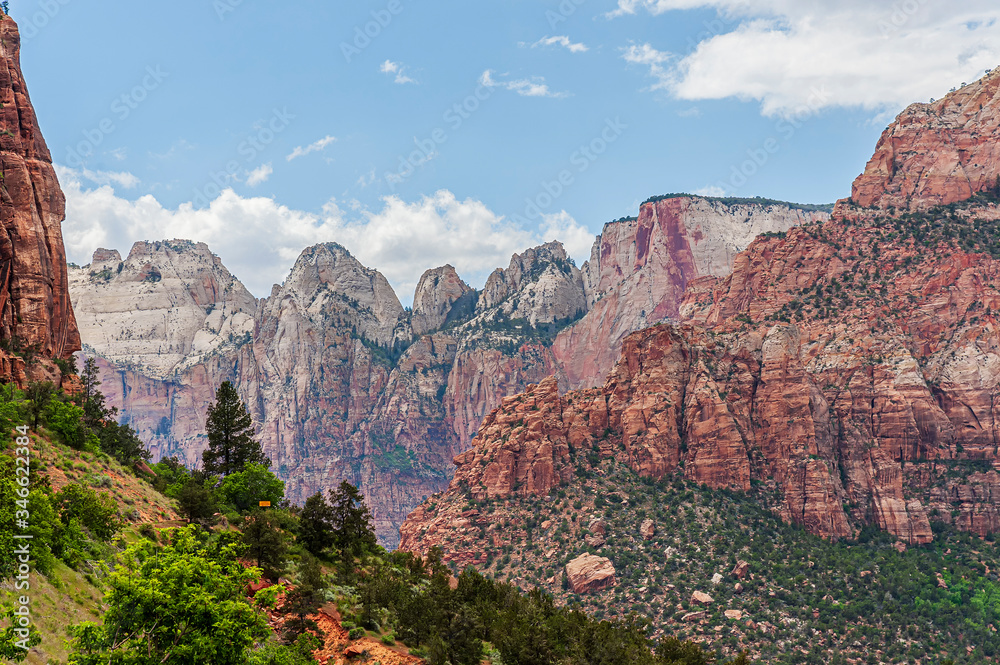 Scenery near Zion National Park Utah USA