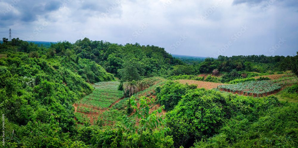 Beautiful Landscape photo of  hills of Bangladesh 