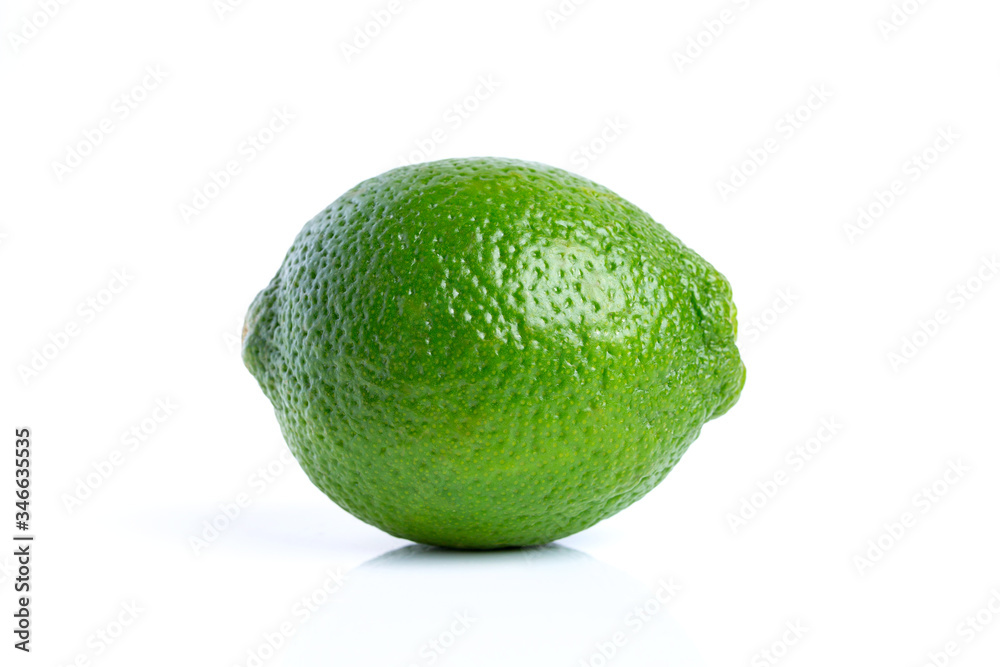 Lime. Fresh fruit isolated on white background Lime. Fresh fruit isolated on white background
