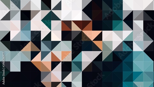 Abstract Colorful Geometrical Artwork,Abstract Graphical Art Background Texture,Modern Conceptual Art,Synthwave Aesthetic Poster Print,3D Rendering