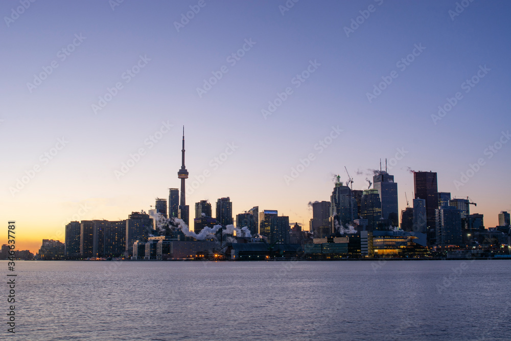 Toronto City Skyline at night