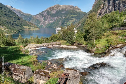 fjord de Geiranger en Norvège
