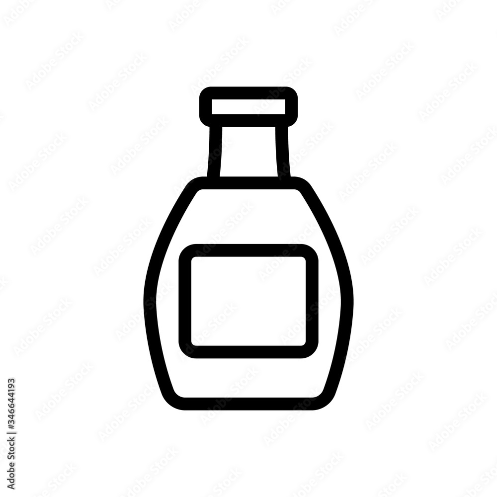 jar with ketchup and label icon vector. jar with ketchup and label sign. isolated contour symbol illustration jar with ketchup and label icon vector. jar with ketchup and label sign. isolated contour symbol illustration