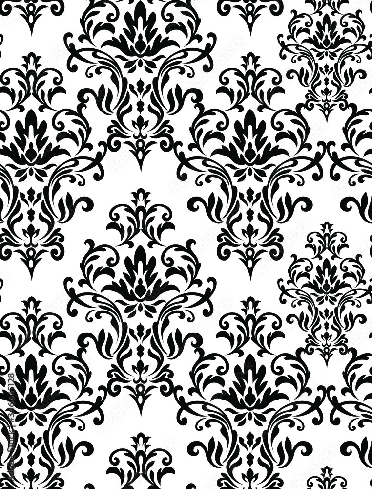 Oriental vector damask patterns for greeting cards and wedding invitations. Oriental vector damask patterns for greeting cards and wedding invitations.
