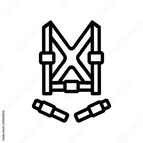 protective equipment icon vector outline illustration