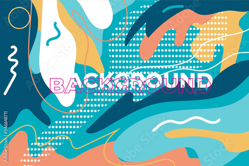 Memphis pattern set. Geometric elements memphis in the style of 80's. Pastel colors. graphic pattern of abstract elements in colors for poster and background