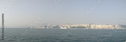 panoramic view of the city of hong kong © ato