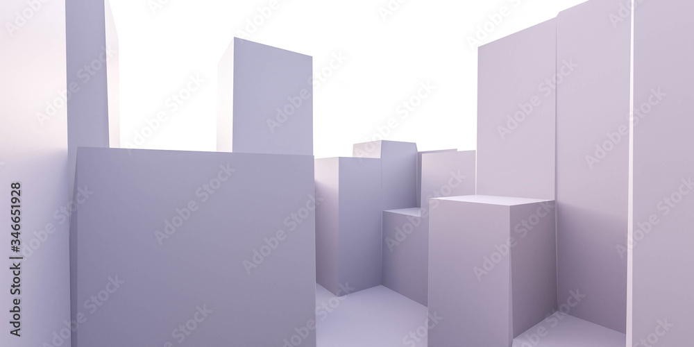 abstract city sky scraper structure background 3d illustration rendering with sky abstract city sky scraper structure background 3d illustration rendering with sky