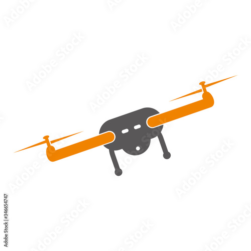 Drone icon vector illustration sign