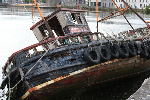 Old Boats and Fish Ships in Galway City