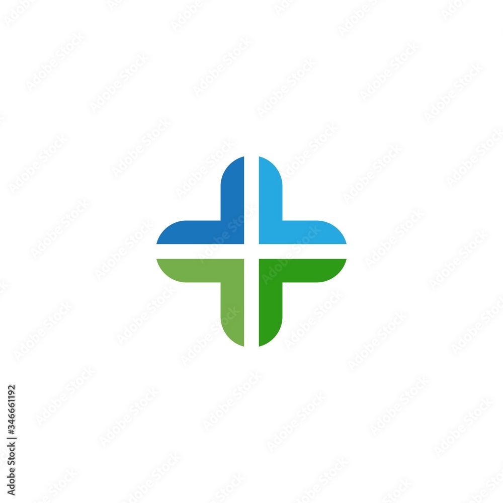 Obraz premium cross medical logo