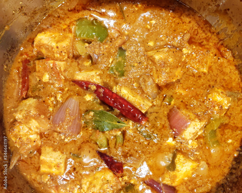 Cooking Kadhai Paneer Cooking Kadhai Paneer