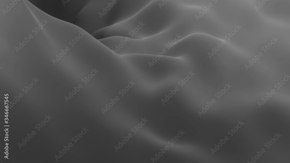Abstract black gray smooth abstract 3d render animation. Minimal silk flowing object. Abstract black gray smooth abstract 3d render animation. Minimal silk flowing object.