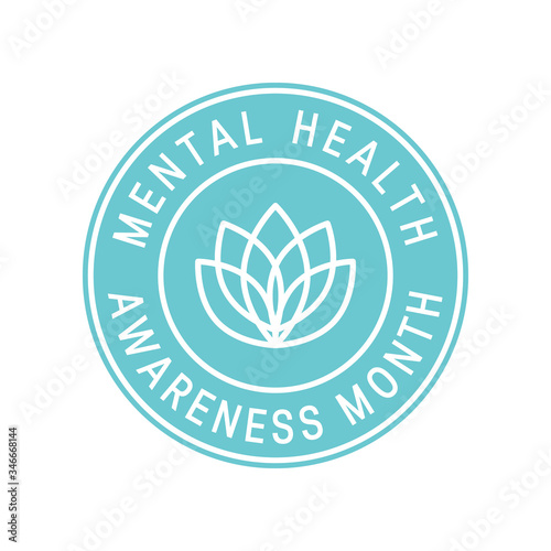 Brain continuous line icon, simple vector image